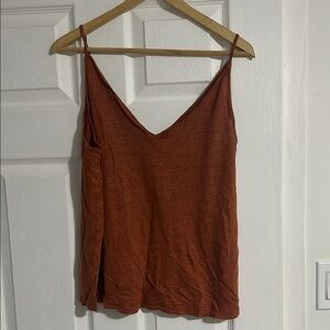 100% linen tank top